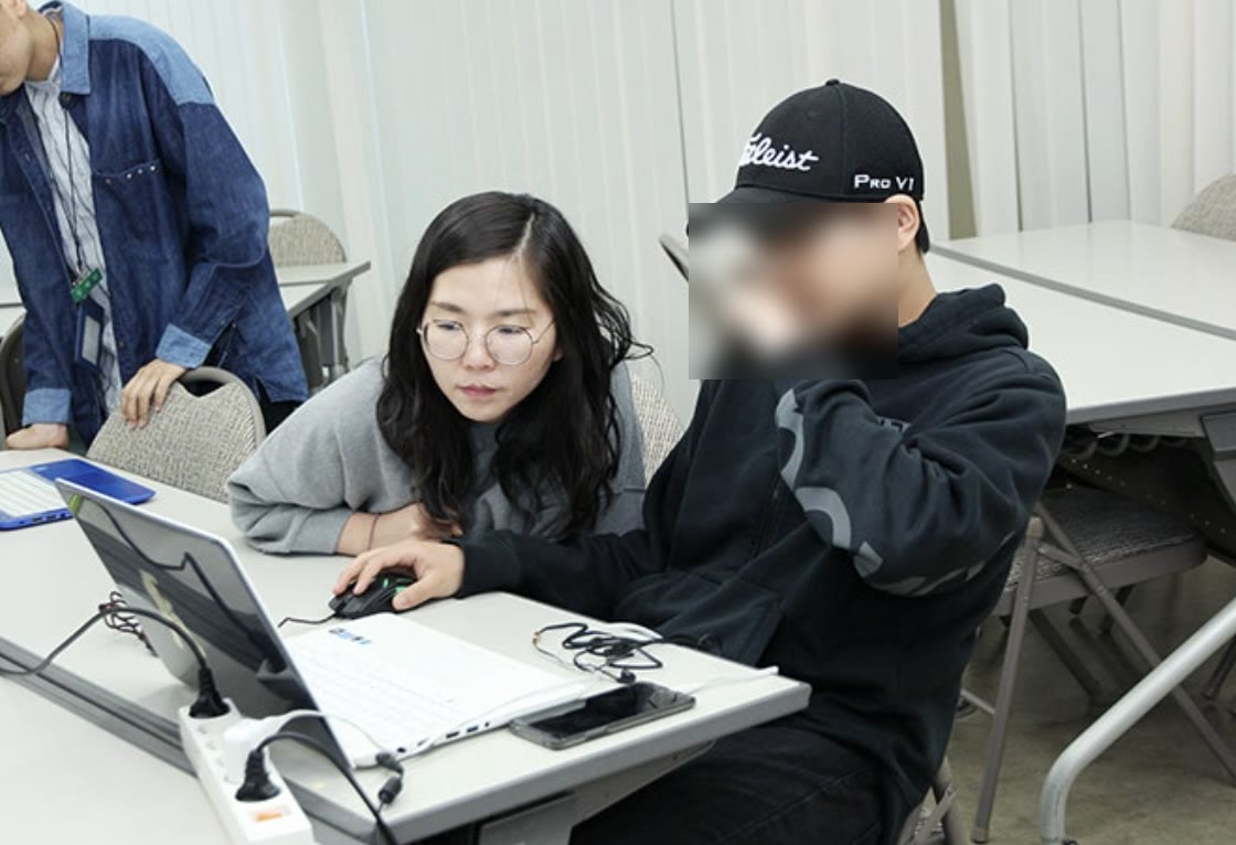 봉사단 청소년 1:1 지도
